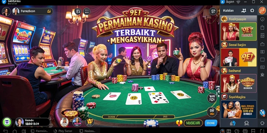 Gameplay seru dan menegangkan dari 9ET di dunia Kasino.