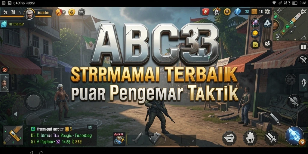 Gameplay mendebarkan dalam strategi perang ABC33.