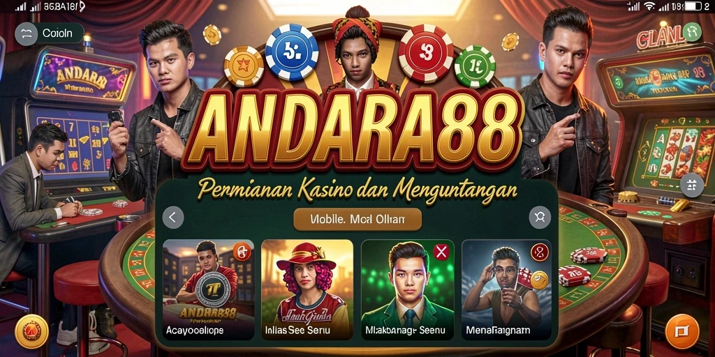 Tampilan menarik gameplay Kasino di ANDARA88