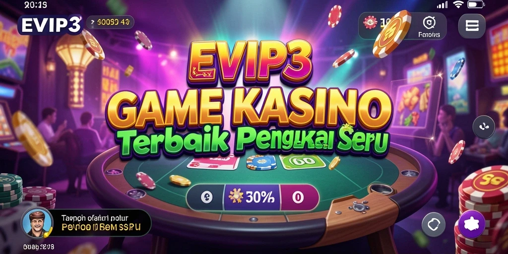 Screenshot tampilan gameplay seru di EVIP3 dengan grafis yang menakjubkan.