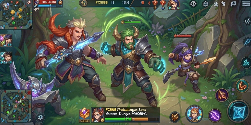 Gameplay seru FC888 yang penuh petualangan MMORPG.