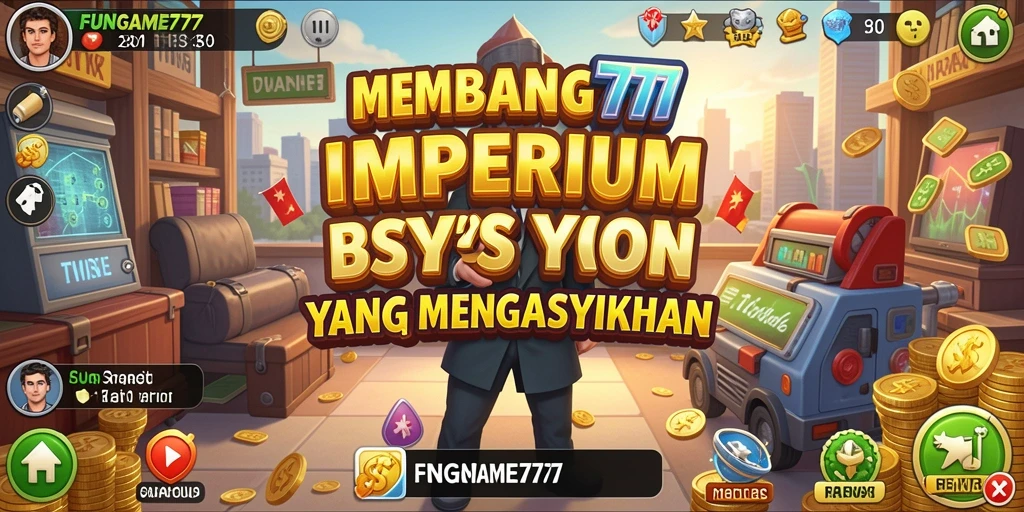 Tampilan menarik dari gameplay Tycoon yang mendebarkan di FUNGAME777.