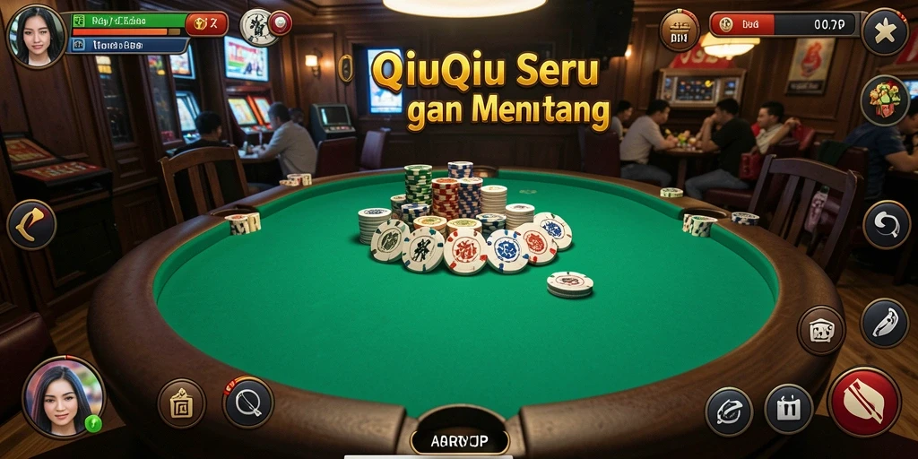 Tampilan grafik menarik saat bermain HARAPJP QiuQiu.
