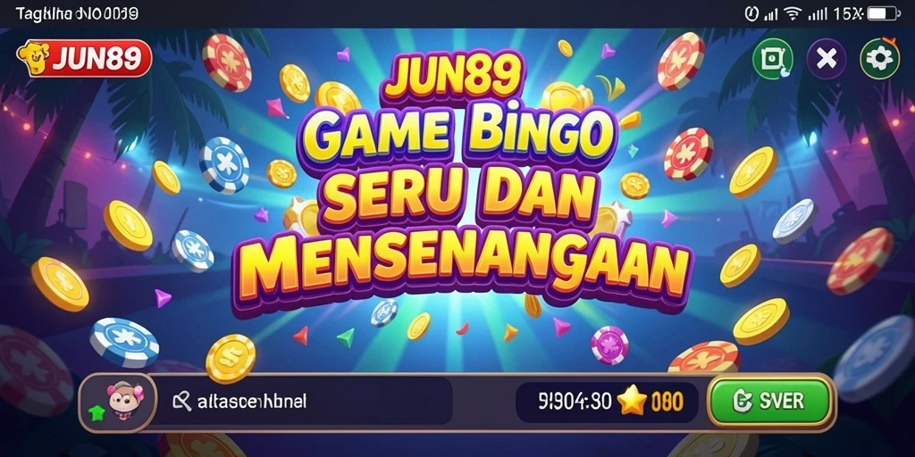 Tampilan gameplay seru yang penuh warna di JUN88.