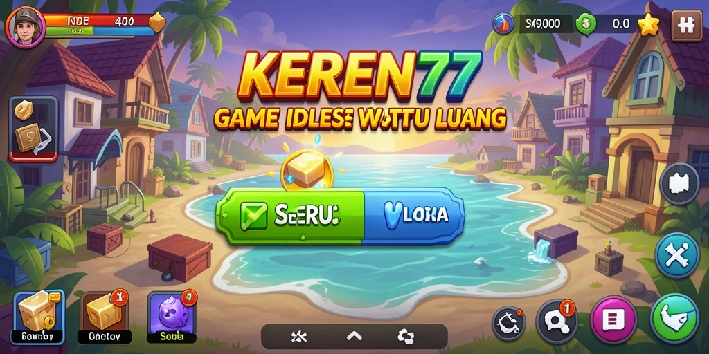 Tampilan gameplay KEREN77 yang nyaman dan sederhana.
