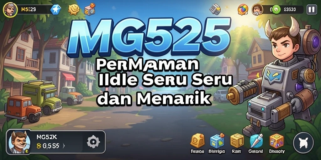 Tampilan gameplay Idle MG525 yang memukau dan menawan.