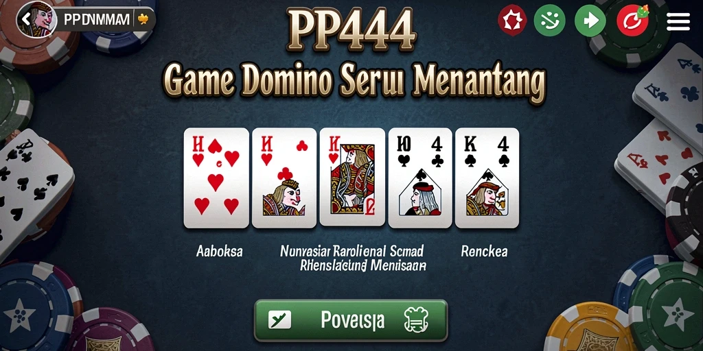 Tampilan gameplay seru dan interaktif dari PP444.