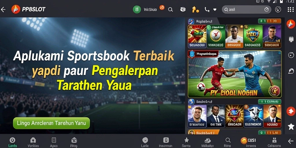 Tampilan gameplay PP8SLOT yang menarik dalam taruhan olahraga.