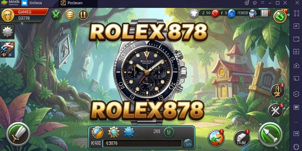 Tampilan gameplay <strong>ROLEX878</strong> yang penuh warna dan karakter menggemaskan.