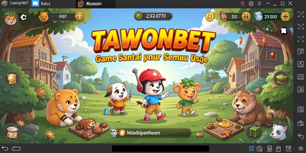 Tangkapan layar gameplay seru di TAWONBET dengan misi menantang.
