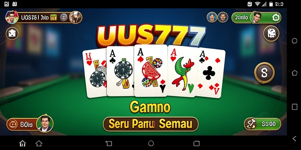 Screenshot UUS777 menampilkan gameplay Domino yang menegangkan dan interaktif.