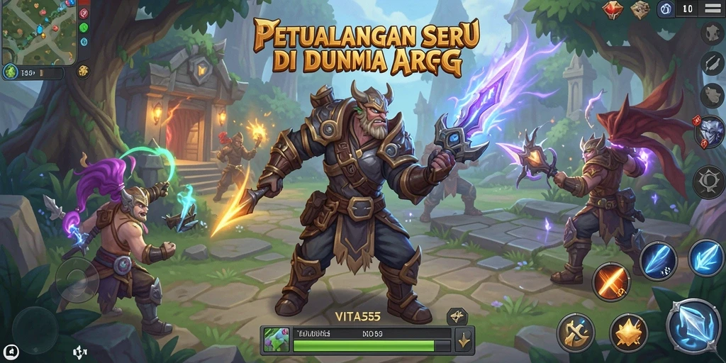 Tampilan gameplay VITA555 yang seru dan menegangkan.