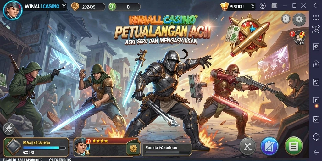 Gameplay seru dan menegangkan di WINALLCASINO.
